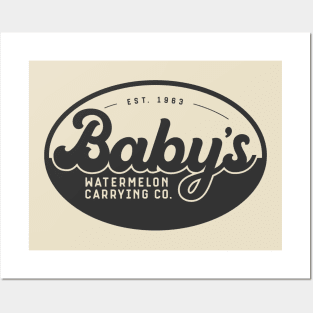 Baby's Watermelon Carrying Company Posters and Art